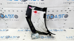 Decorație stâlp stânga jos față Nissan Sentra 13-19 negru, zgârieturi
