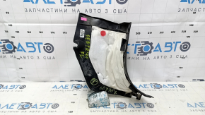 Накладка передней стойки нижняя левая Nissan Sentra 13-19 черная, царапины