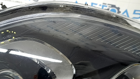 Фара передняя левая в сборе Porsche Macan 15-18 ксенон, с блоками, под омыватель, адаптив, черная, царапины