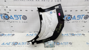 Накладка передней стойки нижняя правая Nissan Sentra 13-19 черная, царапины, потертости