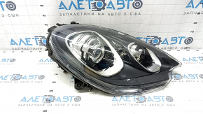 Ansamblu far dreapta fata Porsche Macan 15-18 xenon, sub spalator, adaptiv, negru, nisip