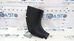 Накладка передней стойки нижняя правая Nissan Sentra 13-19 черная, царапины