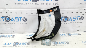 Накладка передней стойки нижняя правая Nissan Sentra 13-19 черная, царапины