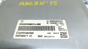 Блок ECU компьютер двигателя Porsche Macan 15-18 3.0T, 3.6T