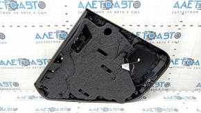 Cartela de ornamente usi spate dreapta Porsche Macan 15-18 piele maro fara lumina de fundal si perdea, insert din piele maro, cotiera din piele maro, Bose, lovituri