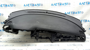 Торпедо передняя панель с AIRBAG Honda Insight 19-21 черная, с накладкой, ржавый пиропатрон, под чистку