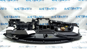 Торпедо передняя панель с AIRBAG Honda Insight 19-21 черная, с накладкой, ржавый пиропатрон, под чистку
