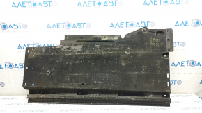 Защита днища правая Audi A4 B8 08-16 большая, затерта, надорвана