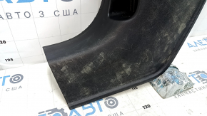 Decorație stâlp stânga jos față Honda CRZ 11-16 neagră, curățabilă, uzată, zgârieturi
