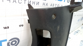 Decorație stâlp stânga jos față Honda CRZ 11-16 neagră, curățabilă, uzată, zgârieturi