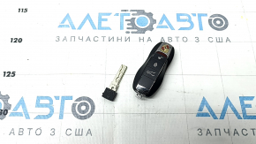 Ключ Porsche Macan 15-22 4 кнопки, облез хром