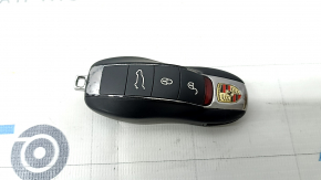 Ключ Porsche Macan 15-22 4 кнопки, облез хром
