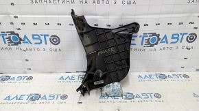 Накладка передней стойки нижняя правая Acura MDX 07-13 черная, затерта, царапины