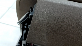 Водительское сидение Porsche Macan 17-18 с airbag, электрическое, подогрев, вентиляция, коричневая кожа, царапины
