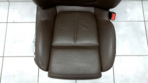 Пассажирское сидение Porsche Macan 17-18 с airbag, электрическое, подогрев, вентиляция, коричневая кожа