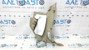 Накладка передней стойки нижняя левая Jeep Grand Cherokee WK2 14-22 бежевая, под химчистку, потертости