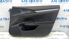 Garnitură uși față dreapta Honda Civic X FC 16-21 4d pânză neagră cu inserție neagră, zgârieturi, curățabilă