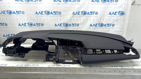 Торпедо передняя панель с AIRBAG Honda Civic X FC 16-21 черная, царапины, ржавый пиропатрон