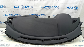Торпедо передняя панель с AIRBAG Honda Civic X FC 16-21 черная, царапины, ржавый пиропатрон