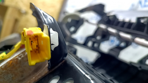 Торпедо передняя панель с AIRBAG Honda Civic X FC 16-21 черная, царапины, ржавый пиропатрон