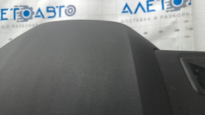 Торпедо передняя панель с AIRBAG Honda Civic X FC 16-21 черная, царапины, ржавый пиропатрон
