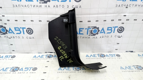 Накладка передней стойки нижняя левая Dodge Grand Caravan 11-20 черная, потерта, царапины