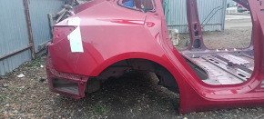 Sfert aripa spate dreapta Tesla Model 3 18- pe caroserie, rosu PPMR