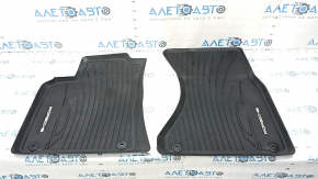 Set covorase interioare Porsche Macan 15 - cauciuc negru