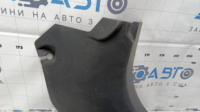 Ornamentare stâlp dreapta jos față Mitsubishi Outlander 14-21 negru, zgârieturi