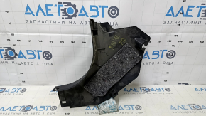 Ornamentare stâlp dreapta jos față Mitsubishi Outlander 14-21 negru, zgârieturi