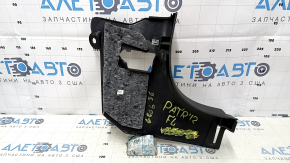 Decorație stâlp stânga jos față Jeep Patriot 11-17 negru, zgârieturi