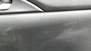 Обшивка двери карточка задняя правая Honda Insight 19-22 черная, подлокотник ткань черная, царапины