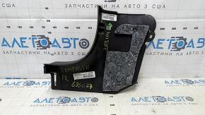 Накладка передней стойки нижняя правая Jeep Compass 11-16 черная, царапины