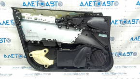 Cartelă de ornamente uși față dreapta Honda Insight 19-22 negru, cotieră și cârpă ornamentală, zgârieturi