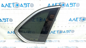 Форточка глухое стекло задняя правая BMW X5 F15 14-18 тонировка, хром