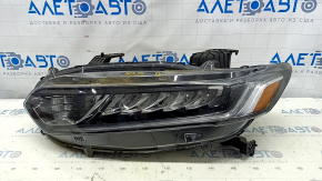 Фара передняя левая голая Honda Accord 18-22 песок