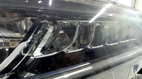 Фара передняя левая голая Honda Accord 18-22 песок