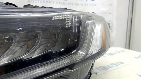 Фара передняя левая голая Honda Accord 18-22 песок