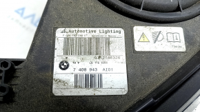 Фара передняя левая в сборе BMW X5 F15 14-18 ксенон с креплениями, песок