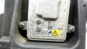 Фара передняя левая в сборе BMW X5 F15 14-18 ксенон с креплениями, песок