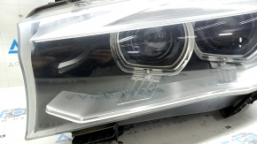 Фара передняя левая в сборе BMW X5 F15 14-18 ксенон с креплениями, песок