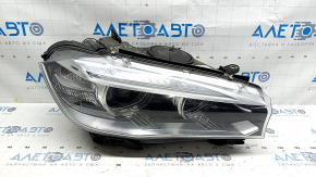 Фара передняя правая в сборе BMW X5 F15 14-18 ксенон с креплениями, песок