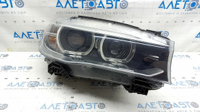 Фара передняя правая в сборе BMW X5 F15 14-18 ксенон с креплениями, песок