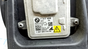 Фара передняя правая в сборе BMW X5 F15 14-18 ксенон с креплениями, песок