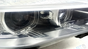 Фара передняя правая в сборе BMW X5 F15 14-18 ксенон с креплениями, песок