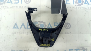 Накладка руля нижняя Honda Civic X FC 19-21 черная, глянец, царапины