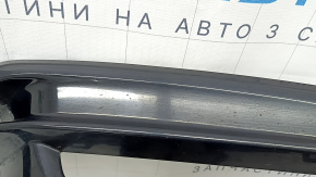 Решетка бампера правая Honda Accord 18-20 под птф, черный глянец, песок, трещина в креплении