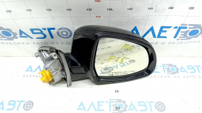 Oglinda dreapta BMW X5 F15 14-18 lucios, 5 pini, semnalizare, incalzire, auto-dimming, negru