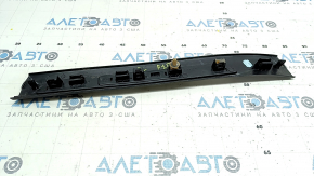 Накладка порога передняя левая BMW X5 F15 14-18 черная с хром вставкой, царапины