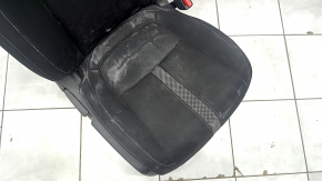 Scaun pasager Honda Civic X FC 19-21 4d fără airbag, mecanic, pânză neagră, curățabil uscat, rugină